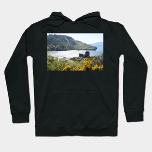 Eilean Donan Castle on a summer afternoon  in the Highlands of Scotland Hoodie